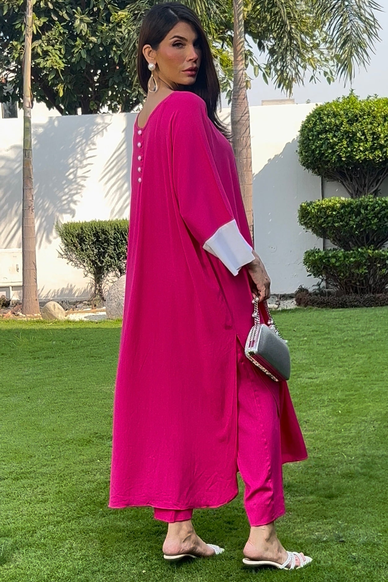 Fuchsia Kaftaan